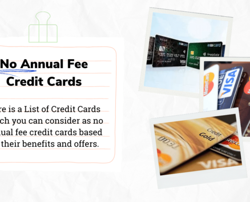 no annual fee credit cards