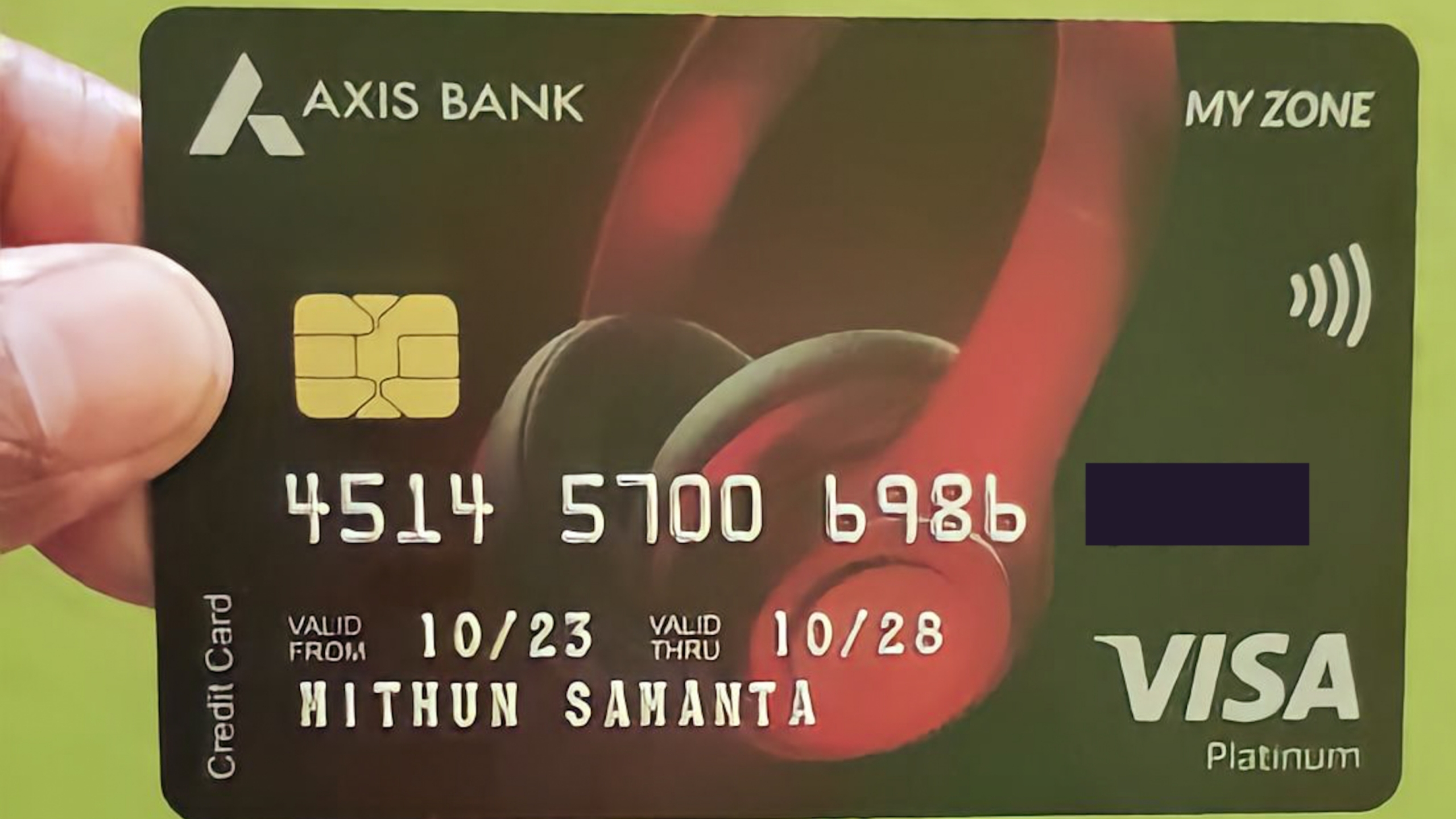 axis bank my zone credit card