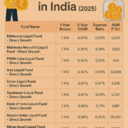 Top 10 liquid mutual funds in India 2025