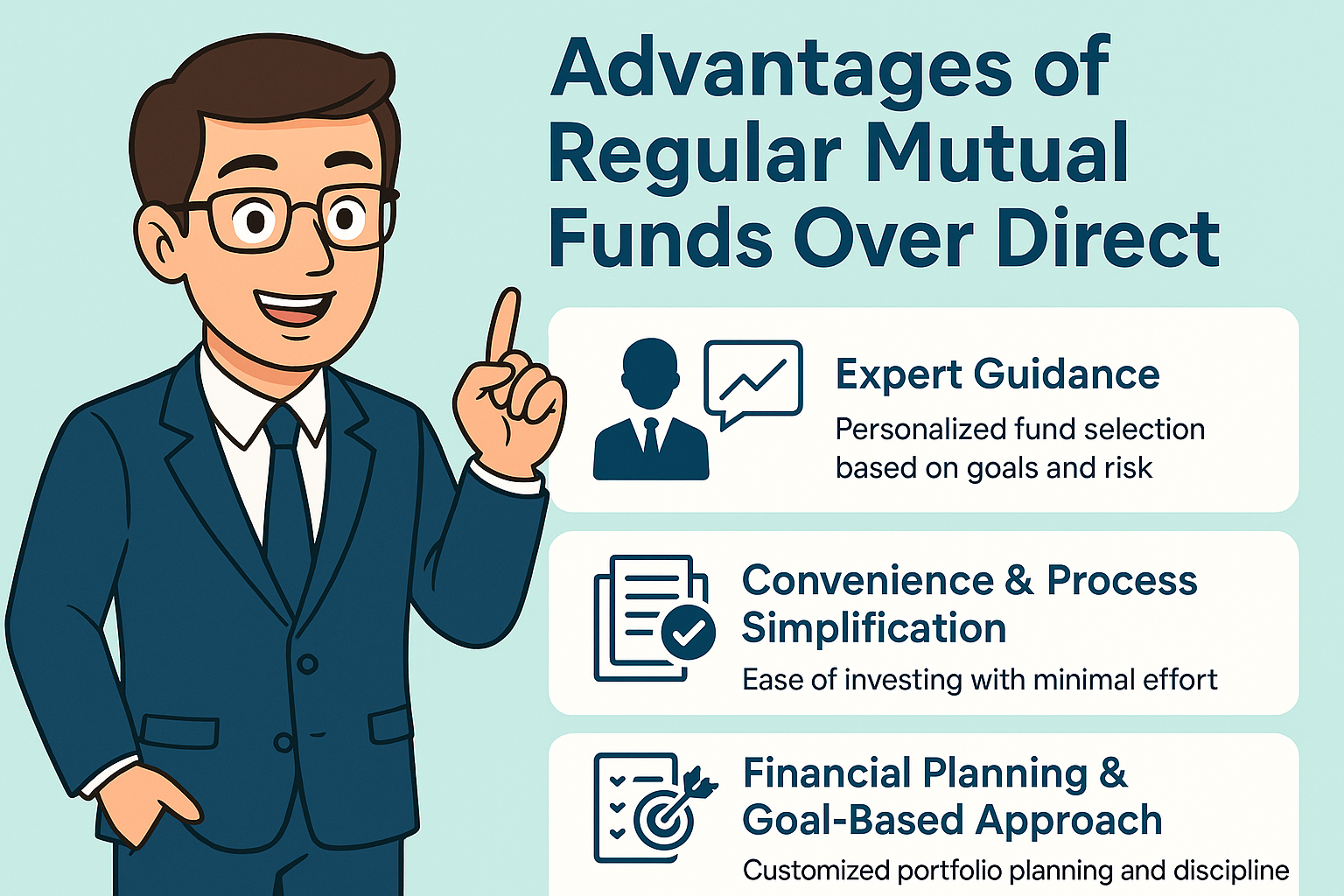 advantages of regular mutual funds over direct