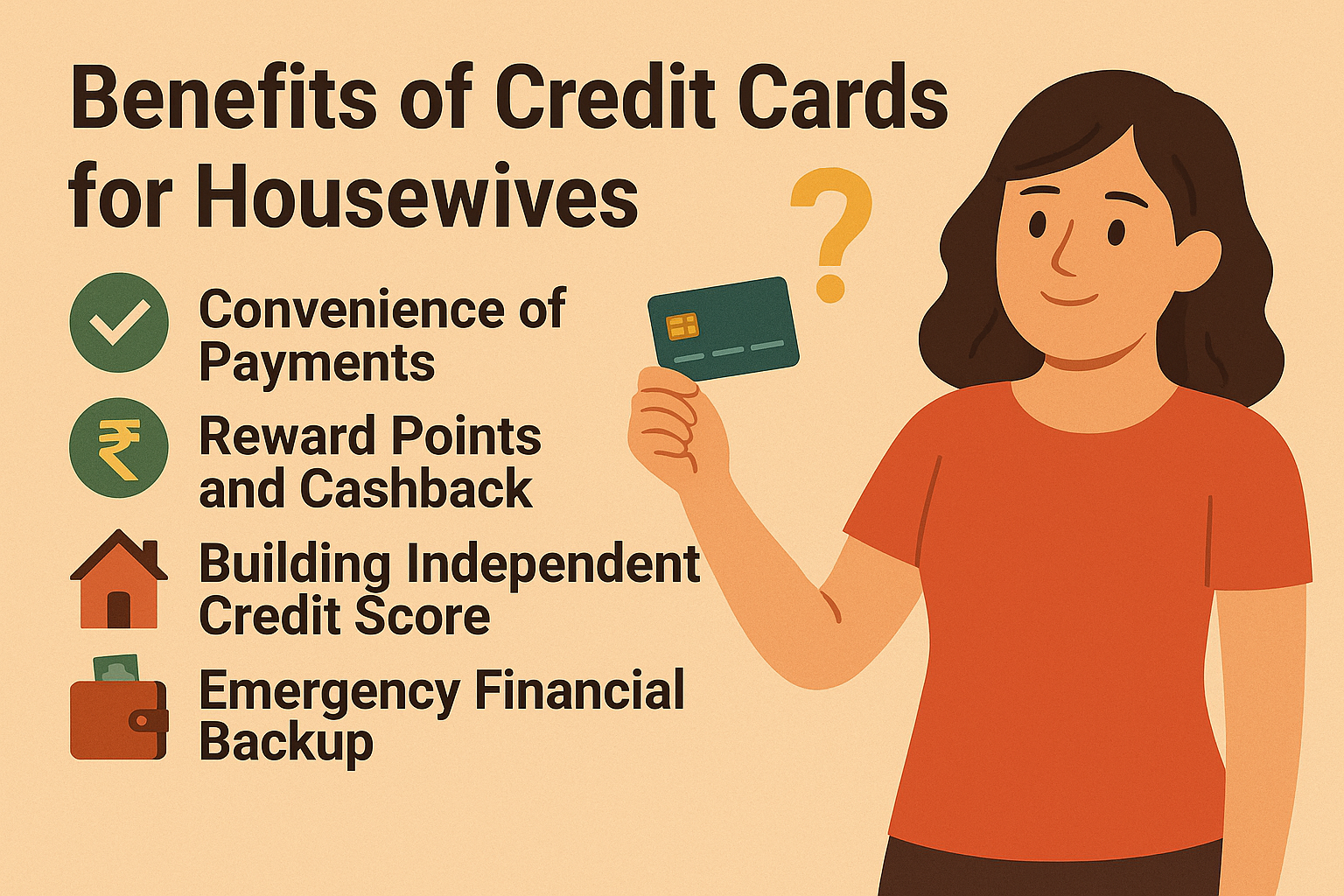 Benefits of Credit Cards for Housewives