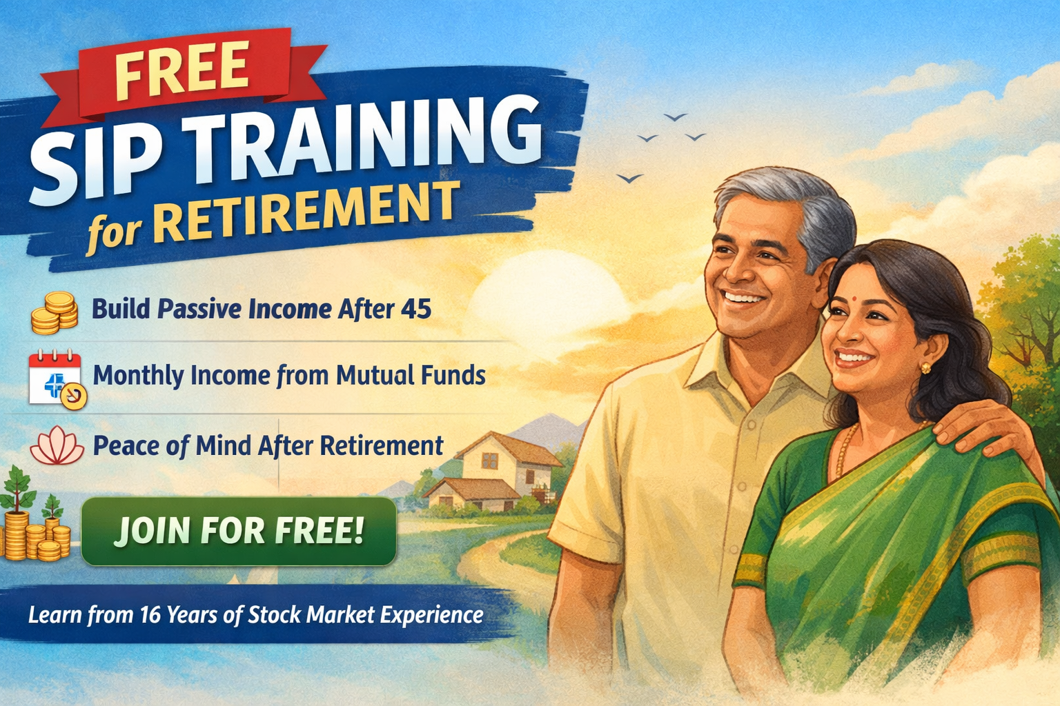 Free SIP Training for retirement